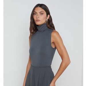 L'Agence Ceci Jersey Turtleneck S